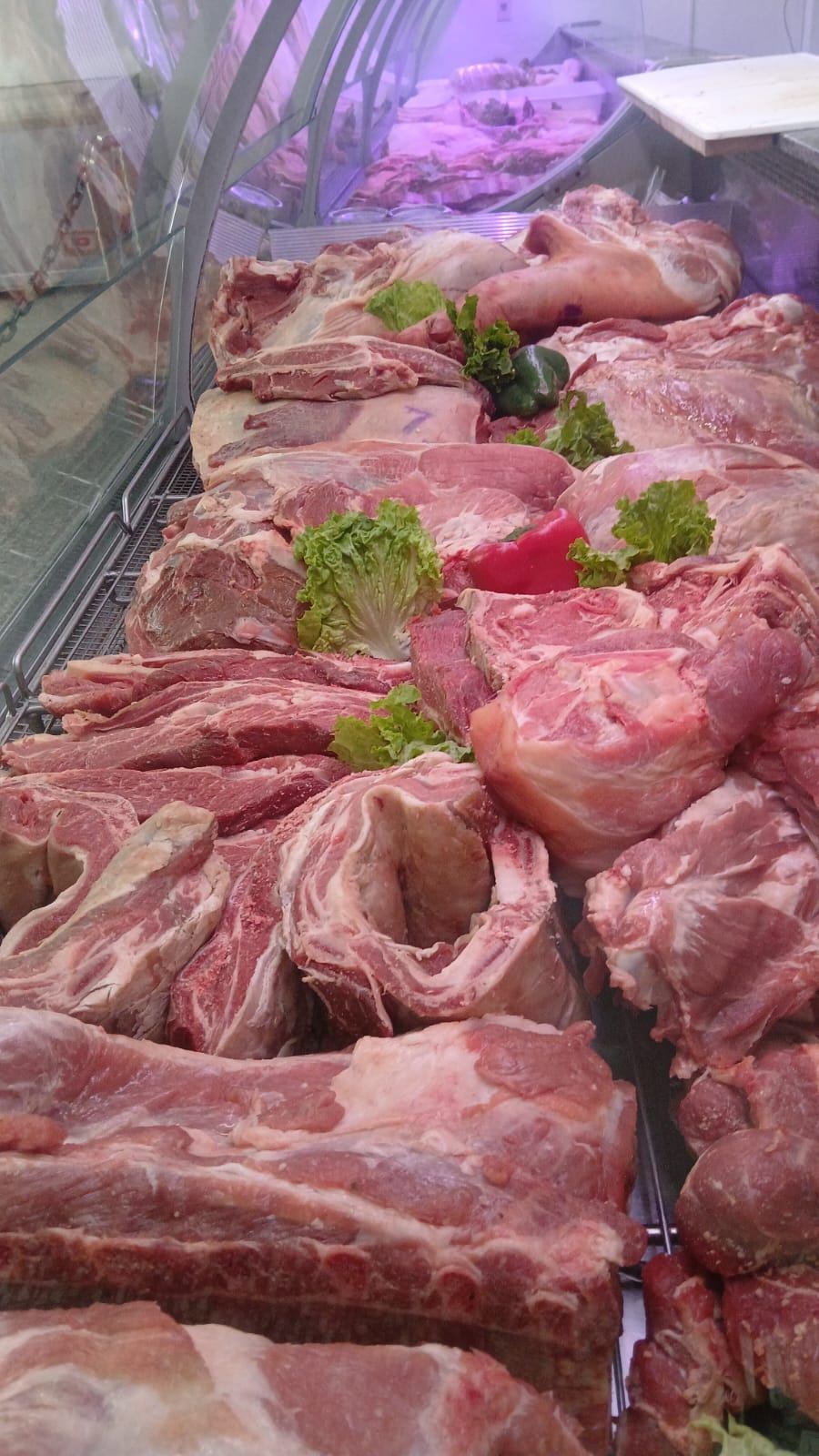 Vitrina con cortes de carne
